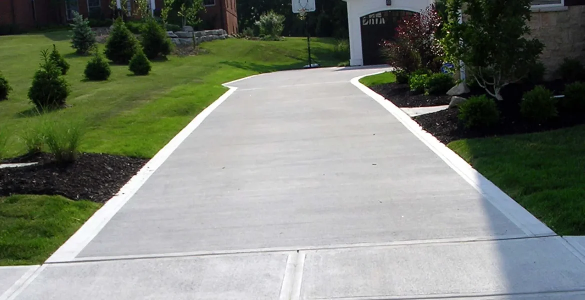 concrete driveway