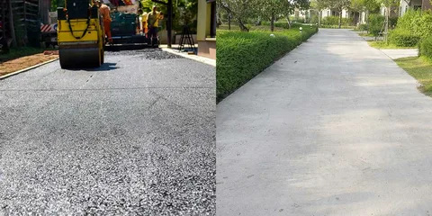 Georgia weather impact on concrete vs asphalt driveway durability