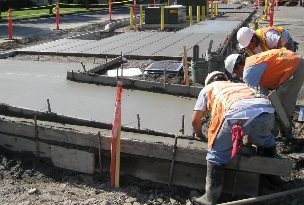 Commercial driveway paving